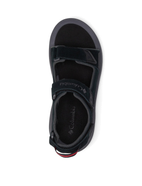 Мужские сандалии Columbia Trailstorm Hiker 3 Strap кожаные черные - фото 8 - Miraton
