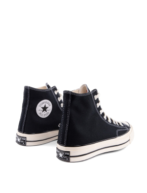 Чоловічі кеди Converse Chuck 70 чорні тканинні - фото 3 - Miraton