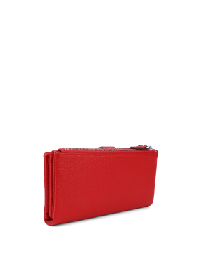 Жіночий гаманець MIRATON шкіряний червоний - фото 3 - Miraton