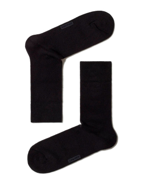 Чоловічі високі шкарпетки Conte Elegant бамбукові чорні - фото 2 - Miraton