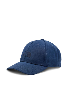 Мужская кепка North Face Recycled 66 Classic hat тканевая синяя - фото 1 - Miraton