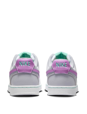 Женские кеды Nike W NIKE COURT VISION LO NN белые кожаные - фото 2 - Miraton
