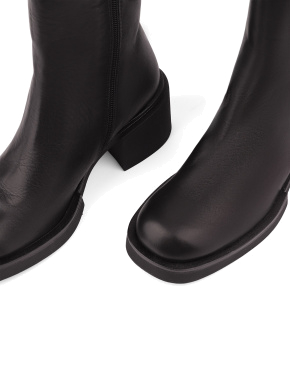 Жіночі черевики чорні шкіряні - фото 5 - Miraton