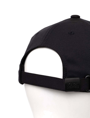 Мужская кепка Karl Lagerfeld тканевая черная - фото 4 - Miraton