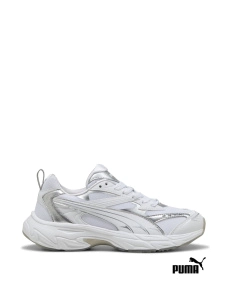 Женские кроссовки PUMA Morphic Astro Escape Sneakers из искусственной кожи серебряного цвета - фото  - Miraton