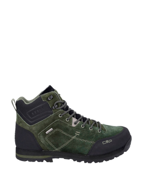 Мужские ботинки CMP ALCOR 2.0 MID TREKKING SHOES WP спортивные зеленые тканевые - фото 1 - Miraton