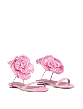 Жіночі сандалі VICENZA шкіряні рожеві - фото 4 - Miraton