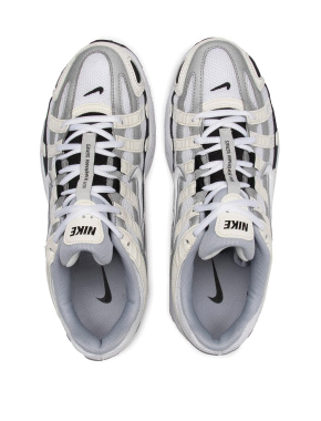 Чоловічі кросівки Nike P-6000 білі тканинні - фото 6 - Miraton