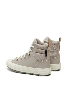 Женские кеды бежевые кожаные Converse Chuck Taylor All Star Lift - фото 3 - Miraton