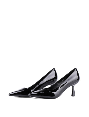 Жіночі туфлі MIRATON лакові чорні - фото 3 - Miraton