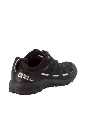 Мужские кроссовки Jack Wolfskin Dromoventure Athletic Low тканевые черные - фото 3 - Miraton