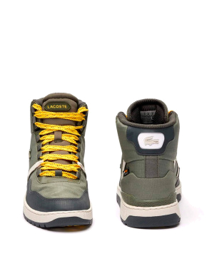 Мужские ботинки спортивные зеленые тканевые - фото 5 - Miraton