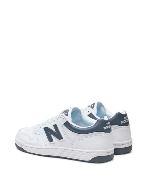 Мужские кроссовки New Balance 480 кожаные белые - фото 3 - Miraton