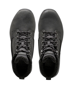 Мужские ботинки треккинговые кожаные черные - фото 4 - Miraton