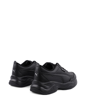 Женские кроссовки PUMA Cilia Mode черные из искусственной кожи - фото 3 - Miraton