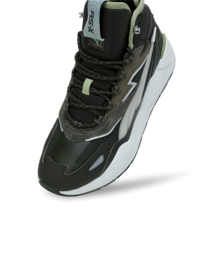 Чоловічі черевики PUMA RS-X Hi з екошкіри сірі - фото 5 - Miraton