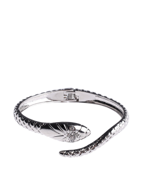 Жіночий браслет MIRATON змія сріблястий - фото 1 - Miraton