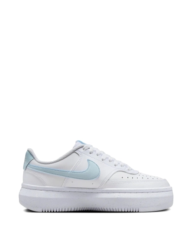 Жіночі кеди Nike Court Vision Alta з екошкіри білі фото 1