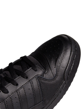 Чоловічі кеди чорні шкіряні Adidas FORUM LOW - фото 8 - Miraton