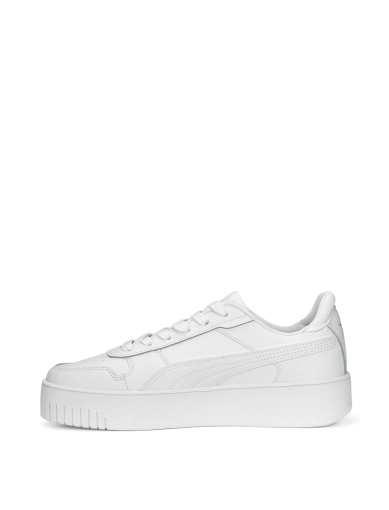 Жіночі кеди PUMA Carina Street Sneakers Women зі штучної шкіри білі - фото 2 - Miraton
