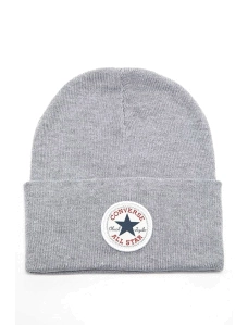 Шапка Converse Chuck Patch Beanie серая - фото  - Miraton