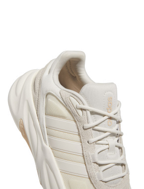 Женские кроссовки Adidas Ozelle Cloudfoam Lifestyle из искусственной кожи бежевые - фото 7 - Miraton