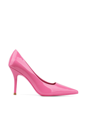 Жіночі туфлі човники MIRATON рожеві лакові - фото 1 - Miraton