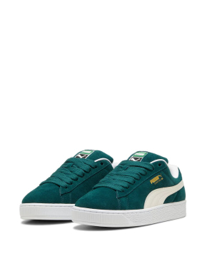 Чоловічі кеди PUMA Suede замшеві зелені - фото 1 - Miraton