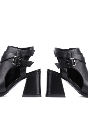 Жіночі черевики MIRATON шкіряні чорні - фото 2 - Miraton