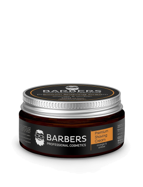 Крем для гоління зі зволожуючим ефектом Barbers Orange-Amber 100 мл - фото 1 - Miraton