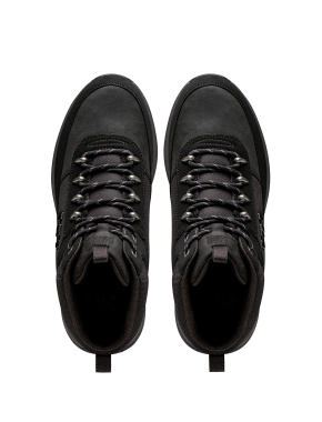 Чоловічі чорні черевики з нубуку - фото 4 - Miraton