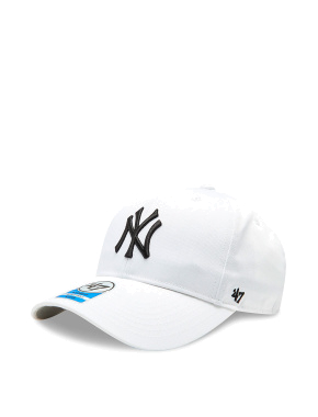 Кепка 47 Brand New York Yankees Raised Basic белая - фото 1 - Miraton