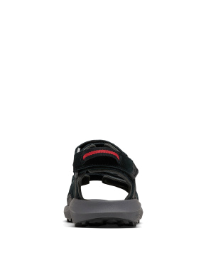 Мужские сандалии Columbia Trailstorm Hiker 3 Strap кожаные черные - фото 6 - Miraton