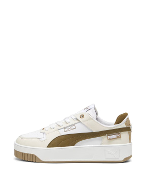 Женские кеды PUMA Carina Street из экокожи белые - фото 2 - Miraton