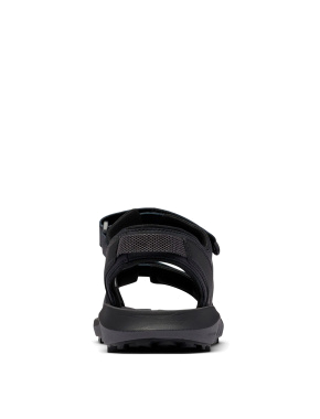 Мужские сандалии спортивные кожаные черные - фото 6 - Miraton