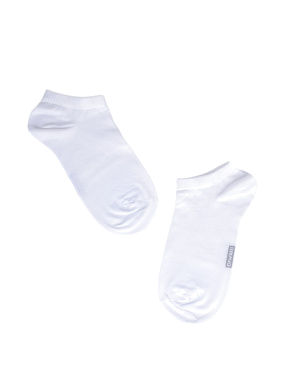 Чоловічі короткі шкарпетки Conte Elegant бавовняні білі - фото 2 - Miraton