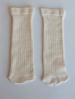 Набір жіночих високих шкарпеток Legs SOCKS WOOL MERINO бежеві, 2 пари - фото 2 - Miraton