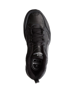 Мужские кроссовки Nike Air Monarch IV черные кожаные - фото 7 - Miraton