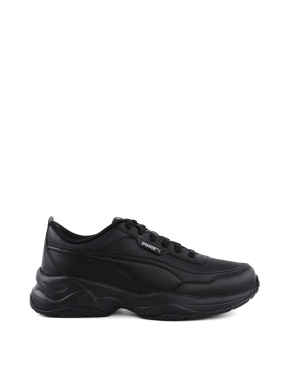 Женские кроссовки PUMA Cilia Mode из искусственной кожи черные - фото 1 - Miraton