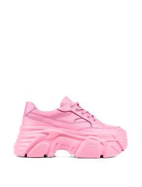 Жіночі кросівки MIRATON шкіряні рожеві - фото 1 - Miraton