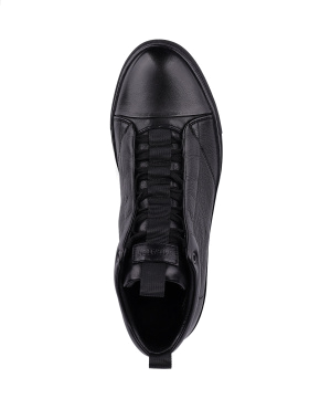 Мужские ботинки черные кожаные - фото 4 - Miraton