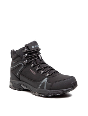 Мужские ботинки треккинговые тканевые черные - фото 2 - Miraton