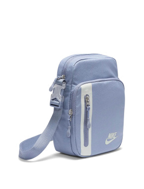Сумка через плече Nike тканинна синя з логотипом - фото 3 - Miraton