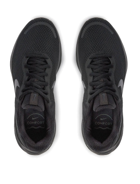 Мужские кроссовки Nike Revolution 7 черные тканевые - фото 4 - Miraton