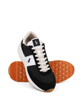 Мужские кроссовки Polo Ralph Lauren замшевые черные - фото 2 - Miraton