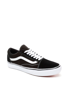 Мужские кеды Vans Old Skool тканевые черные - фото 3 - Miraton