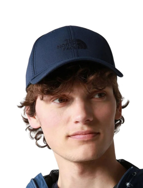 Мужская кепка North Face Recycled 66 Classic hat тканевая синяя - фото 3 - Miraton