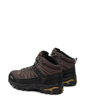 Чоловічі черевики коричневі тканинні CMP RIGEL MID WMN TREKKING SHOE WP - фото 3 - Miraton