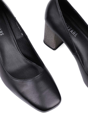Жіночі туфлі-човники MIRATON шкіряні з квадратним мисом - фото 5 - Miraton