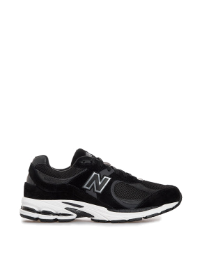 Мужские кроссовки New Balance 2002 замшевые черные - фото  - Miraton